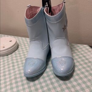 Kids Light Bluey Glitter Boots